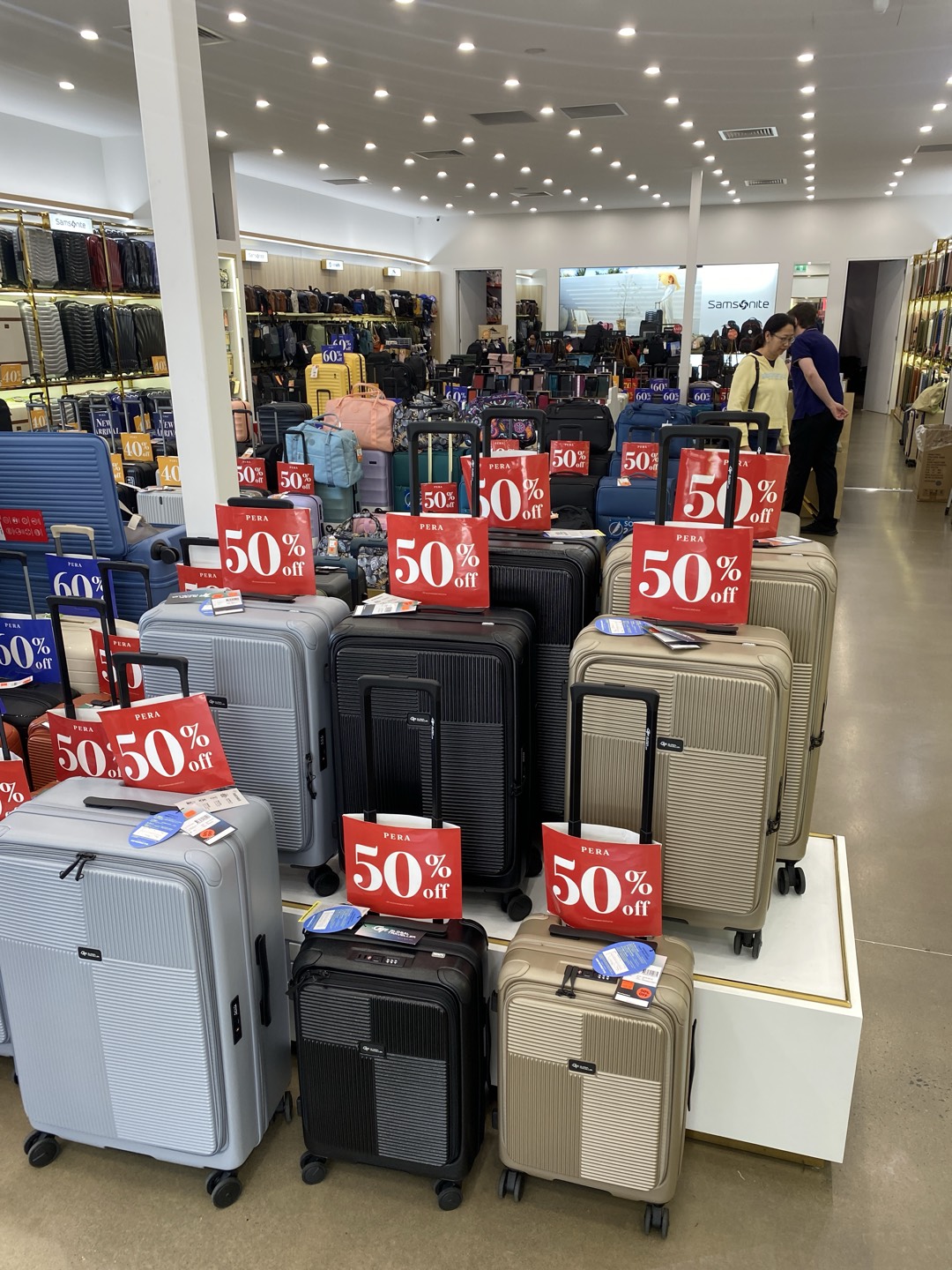 Suitcases (50 percent off )